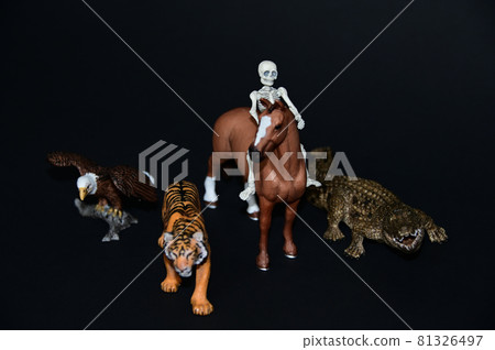 A skeleton that demonstrates leadership 81326497