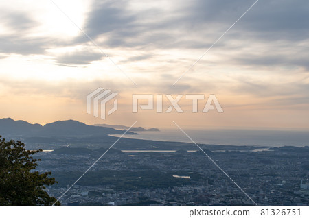 Evening landscape from Mt. Ukurikurayama Evening landscape from Mt. Ukurikurayama 81326751