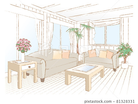 Living room vector illustration Living room vector illustration 81328331