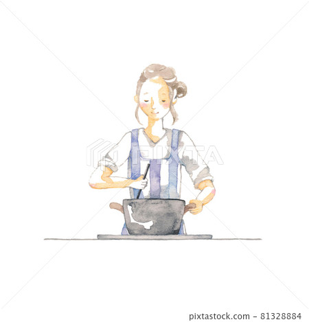 Woman cooking 81328884