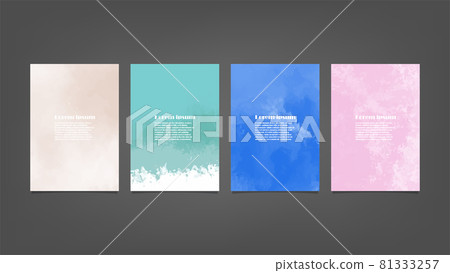 Set of colorful vector watercolor backgrounds for poster, brochure or flyer, Bundle of watercolor posters, flyers or cards. Banner template. Set of colorful vector watercolor backgrounds for poster, brochure or flyer, Bundle of watercolor posters, flyers or cards. Banner template. 81333257