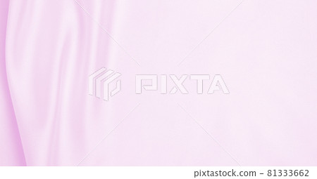 Smooth elegant pink silk or satin texture as wedding background. Luxurious background design 81333662