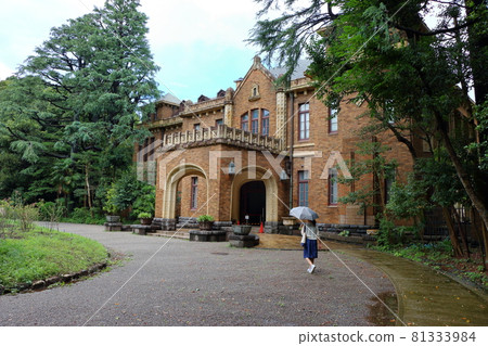 The western style mansion of the Marquis Maeda designed by Yasushi Tsukamoto in Tokyo, now a museum in Komaba Park in Meguro, near the University of Tokyo  81333984