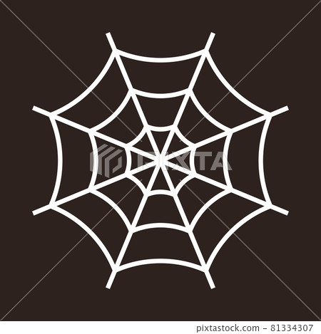Spiderweb. Cobweb icon 81334307