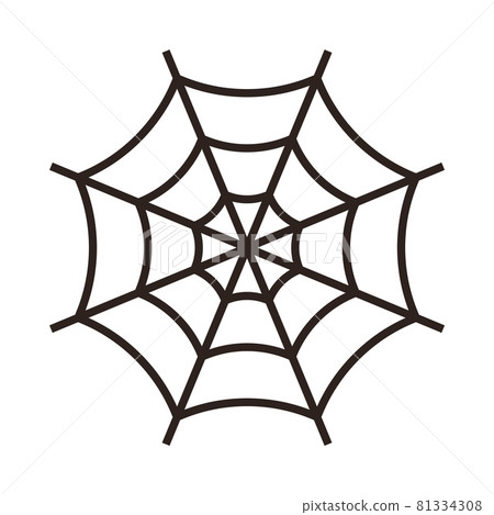 Spiderweb. Cobweb icon 81334308