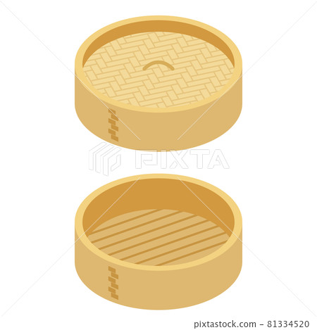 Bamboo steamer used for Chinese food 81334520