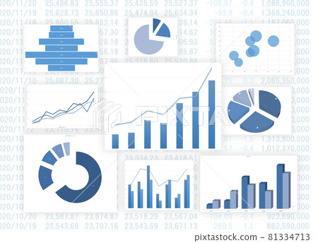 Financial graph Financial graph 81334713