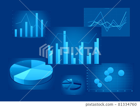 Financial graph Financial graph 81334760