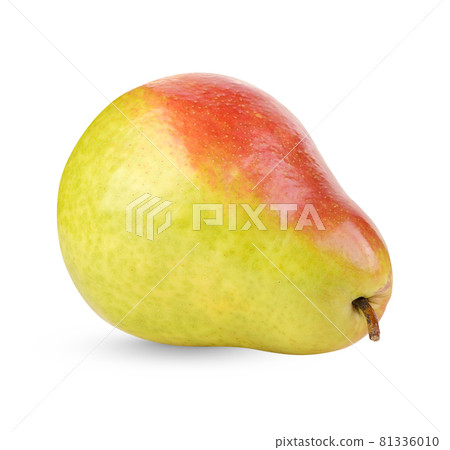 Ripe pears isolated on white background Ripe pears isolated on white background 81336010