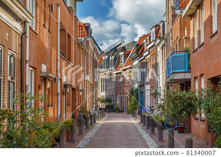 Street in Haarlem, Netherlands 81340007