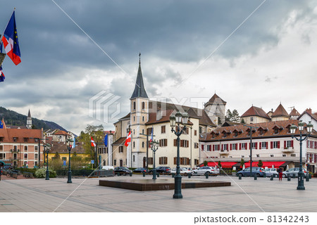 Square in Annecy, France 81342243