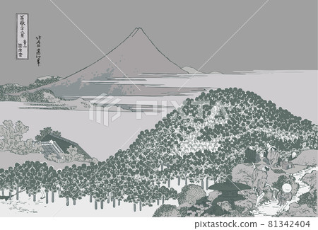 Katsushika Hokusai image Aoyama Enzamatsu Titled silver Katsushika Hokusai image Aoyama Enzamatsu Titled silver 81342404
