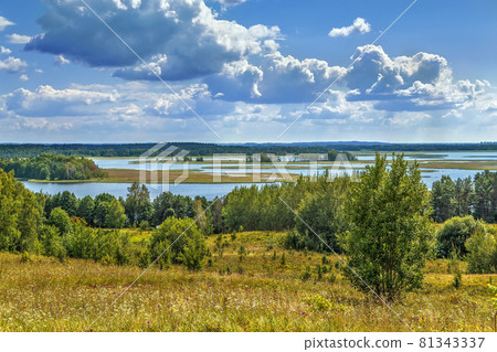 Landscape with lake Strusta, Belarus Landscape with lake Strusta, Belarus 81343337