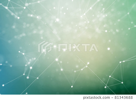 Background 3d grid.Cyber technology Ai tech wire network futuristic wireframe. Artificial intelligence . Cyber security background illustration 81343688