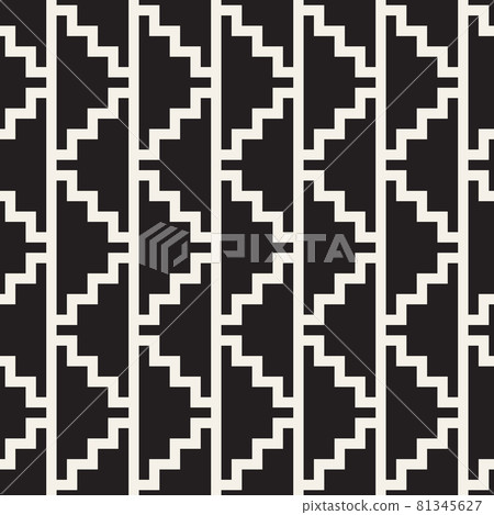 Vector seamless pattern. Ethnic stylish abstract texture. Repeating geometric tiles 81345627