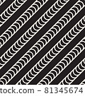 Vector seamless pattern. Modern stylish abstract texture. Repeating geometric tiles 81345674