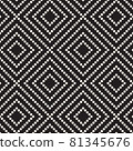 Vector seamless pattern. Modern stylish abstract texture. Repeating geometric tiles 81345676