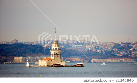 Kiz Kulesi or Maiden's Tower in istanbul,Turkey Kiz Kulesi or Maiden's Tower in istanbul,Turkey 81345940