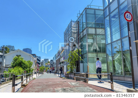 東京澀谷澀谷貓街的城市景觀 81346357