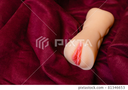Close-up of male sex toy, realistic vagina masturbator. Close-up of male sex toy, realistic vagina masturbator. 81346653