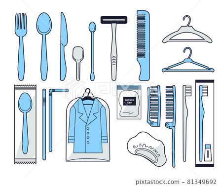 Illustration set for specific plastic specification products 81349692