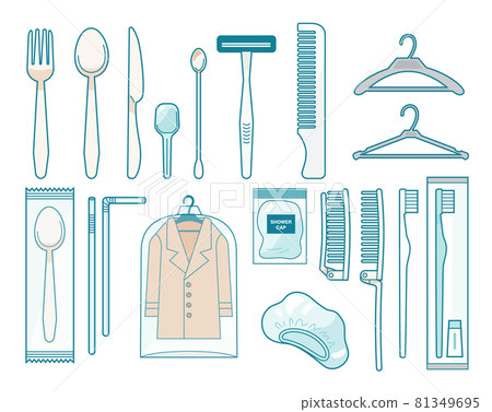 Illustration set for specific plastic specification products 81349695