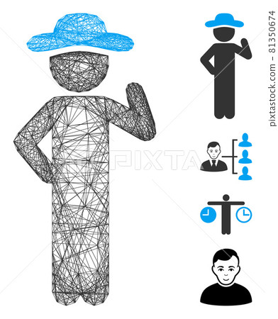 Hatched Gentleman Proposal Vector Mesh Hatched Gentleman Proposal Vector Mesh 81350674