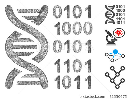 Hatched Genome Vector Mesh Hatched Genome Vector Mesh 81350675