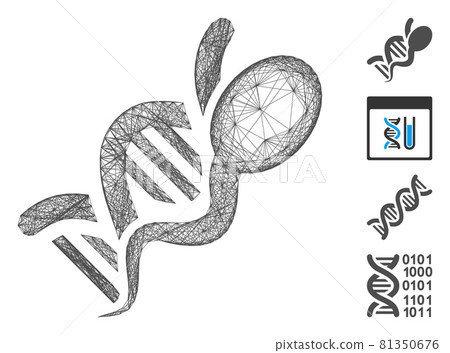 Hatched Genetics Vector Mesh Hatched Genetics Vector Mesh 81350676