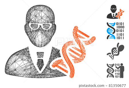 Linear Genetic Engineer Vector Mesh Linear Genetic Engineer Vector Mesh 81350677