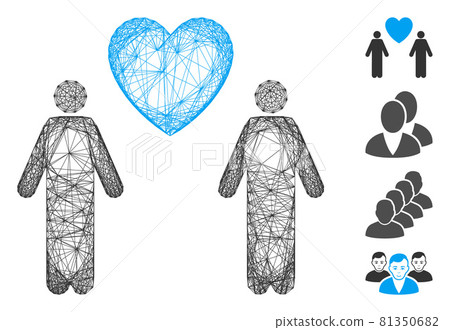 Net Gay Lovers Vector Mesh Net Gay Lovers Vector Mesh 81350682