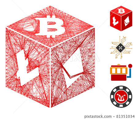 Network Cryptocurrency Dice Vector Mesh Network Cryptocurrency Dice Vector Mesh 81351034