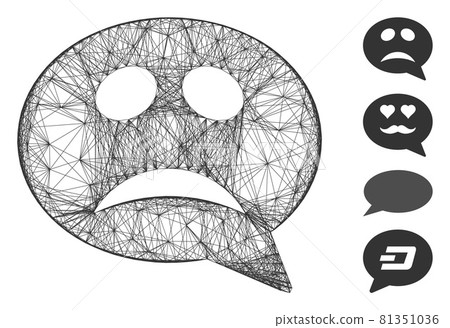 Network Crisis Smiley Message Vector Mesh Network Crisis Smiley Message Vector Mesh 81351036