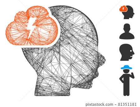 Linear Brainstorm Vector Mesh Linear Brainstorm Vector Mesh 81351181