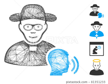 Linear Believer Confession Vector Mesh - Stock Illustration [81351233 ...