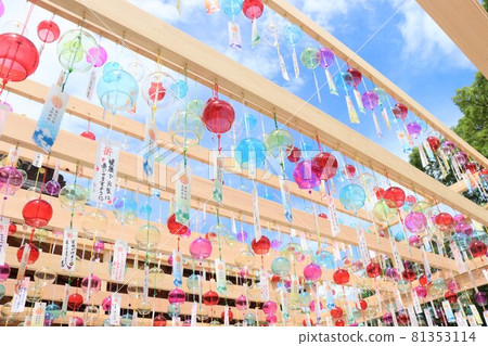 夏日的天空和風鈴 夏日的天空和風鈴 81353114