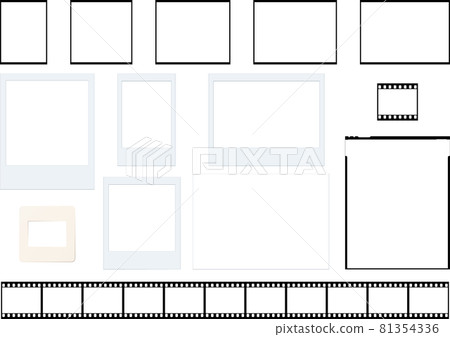 Various photographic film and print frame sets 81354336