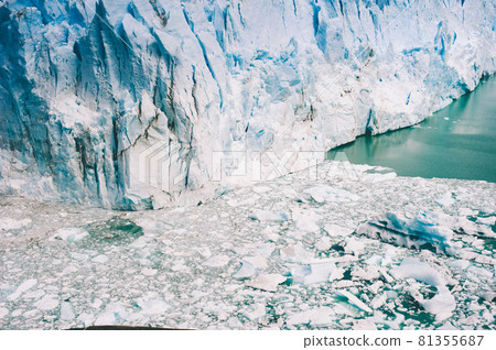 The Perito Moreno Glacier, a glacier in Santa Cruz Province, Argentina. The Perito Moreno Glacier, a glacier in Santa Cruz Province, Argentina. 81355687