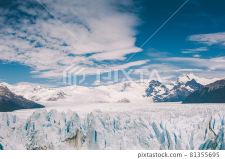 The Perito Moreno Glacier, a glacier in Santa Cruz Province, Argentina. 81355695