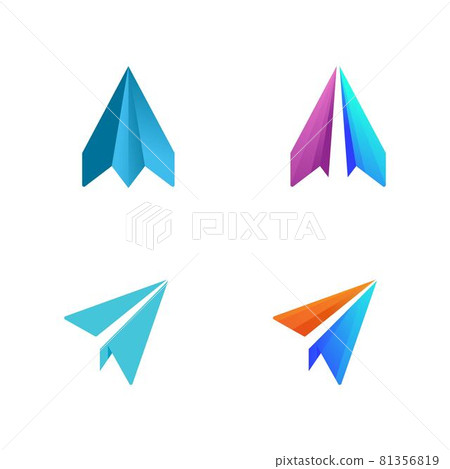 Paper plane Vector icon design illustration Paper plane Vector icon design illustration 81356819