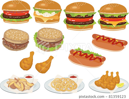 Fast food set 81359123