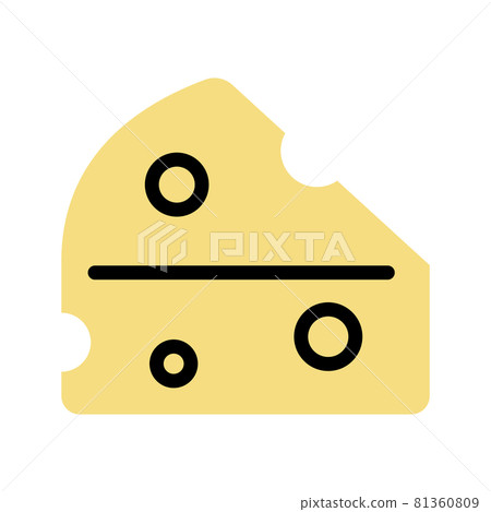 Simple cheese - Stock Illustration [81360809] - PIXTA