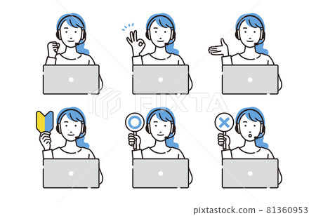 人呼叫中心女套裝 81360953