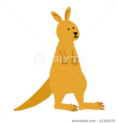 Kangaroo (wallaby) illustrations Hand-drawn and loose illustrations Kangaroo (wallaby) illustrations Hand-drawn and loose illustrations 81362070