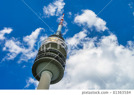 The Olympiaturm in Olympiapark in Munich, Germany The Olympiaturm in Olympiapark in Munich, Germany 81363584