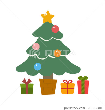Christmas tree and gifts Christmas tree and gifts 81365301