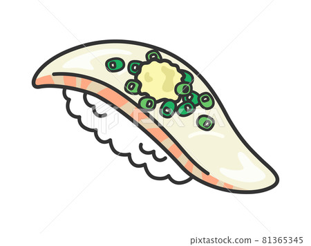 鯛魚壽司的插圖 81365345