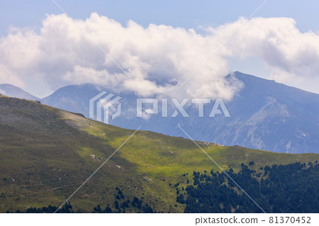 Vall de nuria (Valley of Nuria) National Park in Catalonia of Spain in a cloudy day Vall de nuria (Valley of Nuria) National Park in Catalonia of Spain in a cloudy day 81370452