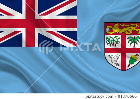 3D Flag of Fiji on fabric 3D Flag of Fiji on fabric 81370660