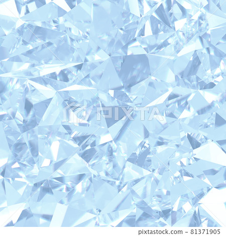 Beautiful 3D Rendered Shiny Diamond in Brilliant Cut on White Background, Crystal Background Beautiful 3D Rendered Shiny Diamond in Brilliant Cut on White Background, Crystal Background 81371905